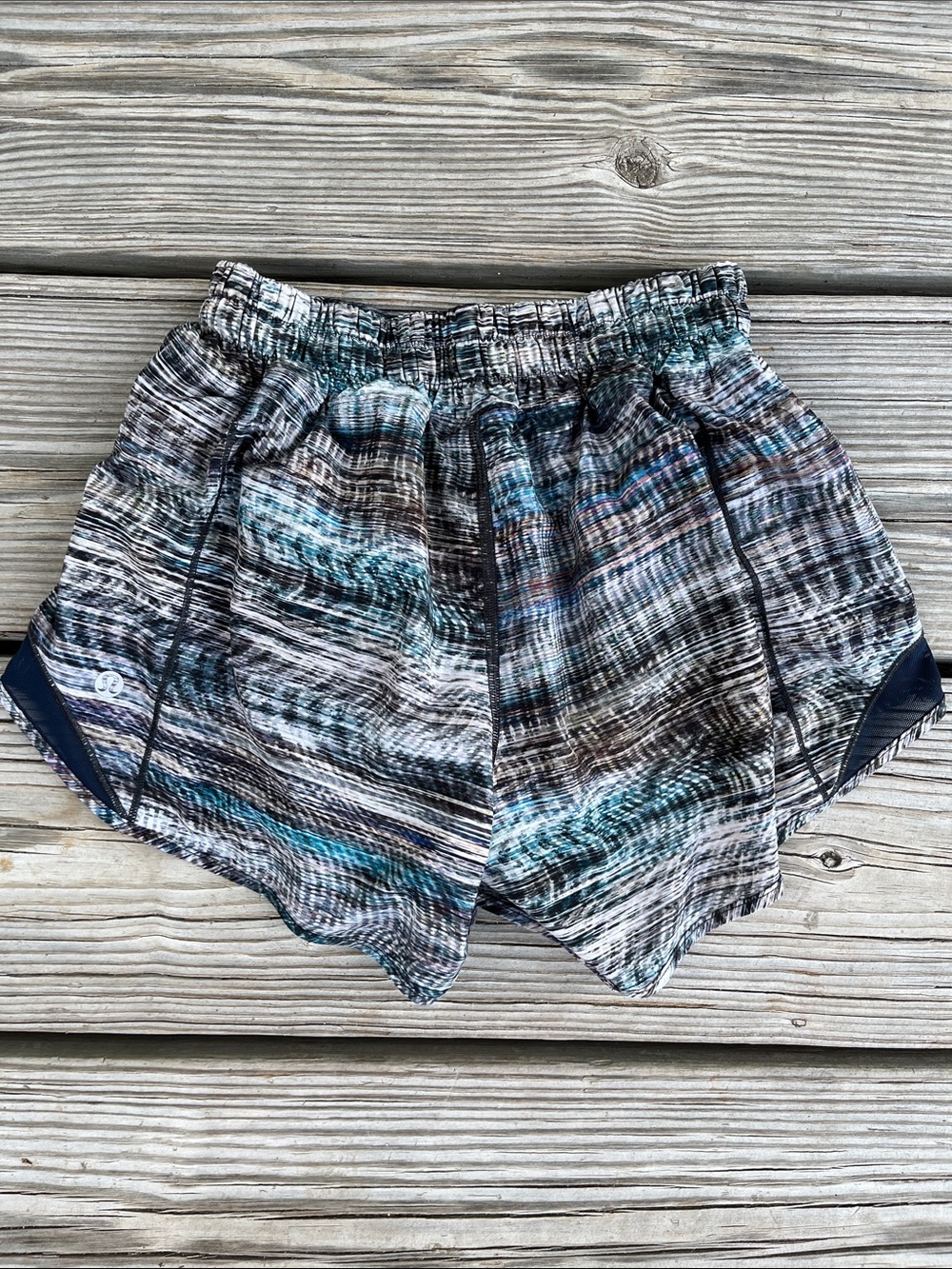 lululemon athletica Multicolor Striped Athletic Shorts